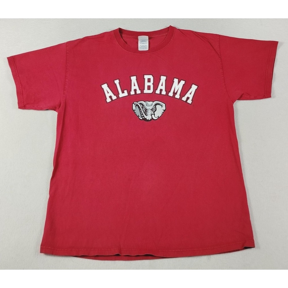Vintage Alabama Crimson‎ Tide Shirt Mens Large Red NCAA Football Y2K Big Al